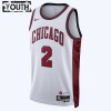 Dres Chicago Bulls Lonzo Ball 2 Nike 2022-23 City Edition Bijela Swingman - Dječji